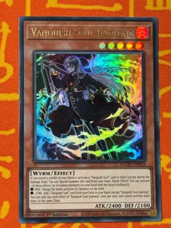 YUGIOH VANQUISH SOUL JIAOLONG ULTRA RARE 1ST NM AGOV-EN018 - Image 1