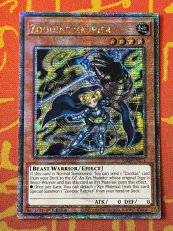 YUGIOH ZOODIAC RATPIER QUARTER CENTURY SECRET RARE NM RA04-EN274 - Image 1