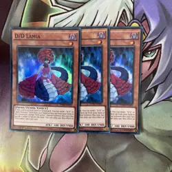 SDPD-EN005 x3 D/D Lamia Super Rare Excellent Condition Yugioh - Image 1