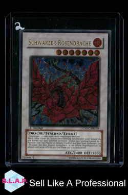 SCHWARZER ROSENDRACHE YUGIOH ULTIMATE RARE 1ST EDITION CSOC-DE039 2009 DEUTSCH - Image 1
