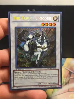 Yu-Gi-Oh The Fabled Unicore Secret Rare HA04-EN027 1st Edition LP-/MP+ - Image 3