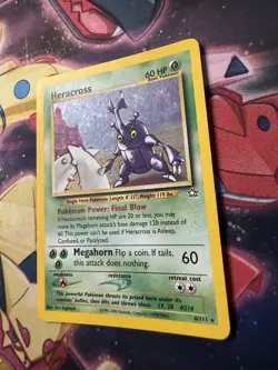 Heracross - 6/111 - Neo Genesis Unlimited - Pokemon Card - LP Swirl - Image 4