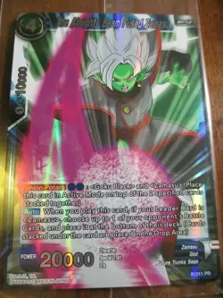 The Almighty Beam Fused Zamasu P-011 PR FOIL Dragon Ball Super Card Game Sealed - Image 1