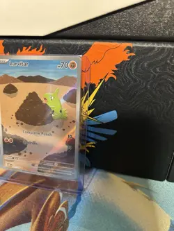 Pokemon Card TCG - Larvitar 203/197 Illustration Rare Obsidian Flames Near Mint - Image 3