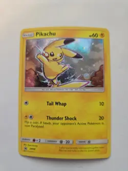 Pikachu SM98 Sun & Moon Ultra Rare Holo Black Star Promo Pokemon Card - Image 1