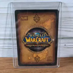 Landro Longshot WoW TCG UNSCRATCHED Loot Card + Clear plastic hard cover C1 - Image 2