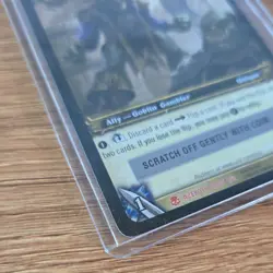 Landro Longshot WoW TCG UNSCRATCHED Loot Card + Clear plastic hard cover C1 - Image 3