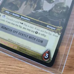 Landro Longshot WoW TCG UNSCRATCHED Loot Card + Clear plastic hard cover C1 - Image 5