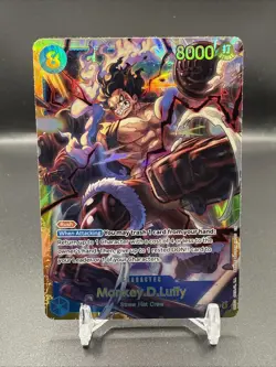 Monkey D. Luffy OP11-118 SEC A Fist of Divine Speed ONE PIECE Card Game English - Image 1
