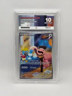 ACE 10 Lickitung 180/162 Temporal Forces Illustration Rare Pokemon Card Gem Mint - Image 1
