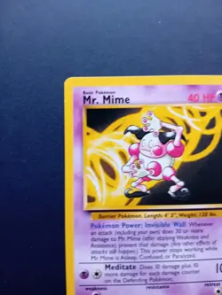 Pokemon Cards: Base Set 2 Rare: Mr. Mime 27/130 - Image 3