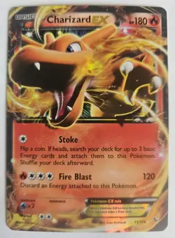 Charizard EX 11/106 Pokemon Flashfire XY Ultra Rare Card LP - Image 1
