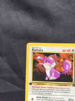 Pokemon Cards: Team Rocket 1st Edition Common: Rattata 66/82 - Image 2