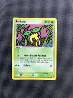 Pokemon Reverse Holo Card : Sunkern 76/115 (Ex Unseen Forces) Foil Stamped - Image 1