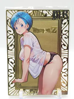 Goddess Story - Gold Metal Waifu Card - Android 18 & Bulma - NUMBERED 079/100 - Image 2