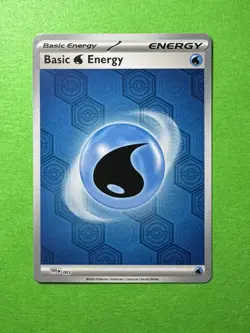 Reverse Holo Water Energy Shrouded Fable SVE EN 003 English Pokemon Card - Image 1
