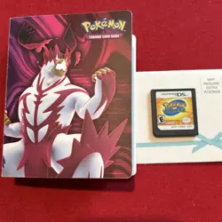 Lot Of Pokemon Trading Card Game Mini Album And Nintendo Video Game - Image 1