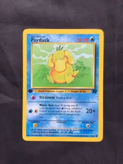 Pokemon Cards: Team Rocket 1st Edition Common: Psyduck 65/82 - Image 1