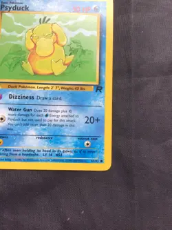 Pokemon Cards: Team Rocket 1st Edition Common: Psyduck 65/82 - Image 4