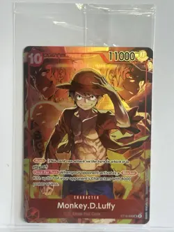 One Piece Monkey.D.Luffy ST10-006 SR Treasure Booster Promo Sealed NM Card - Image 1