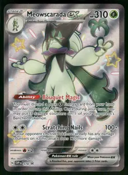 Meowscarada ex - 078 Promo Holo NM Pokemon SV: Scarlet & Violet Promo Cards - Image 1
