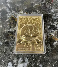 1999 Pokemon Jigglypuff 24K Gold Plated Trading Card Limited Edition Burger King - Image 4