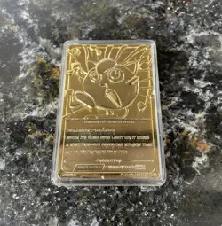 1999 Pokemon Jigglypuff 24K Gold Plated Trading Card Limited Edition Burger King - Image 5