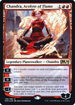 FOIL Chandra, Acolyte of Flame - Prerelease Cards (PRE) - Image 1