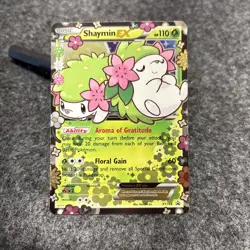 Pokemon Card - 2016 Black Star Promo XY Shaymin EX #XY148 Generations - Image 1