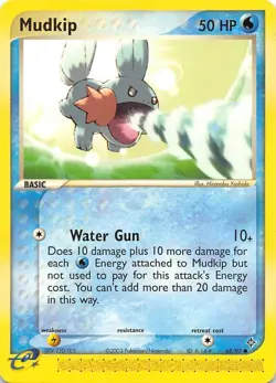 MUDKIP 65/97 - NON-HOLO COMMON - Ex Dragon - 2003 POKEMON CARD - NM/LP - Image 1