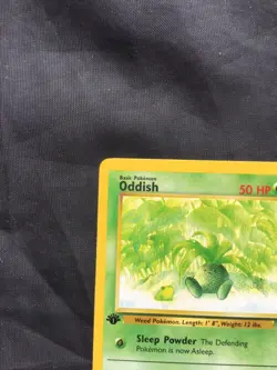 Pokemon Cards: Team Rocket 1st Edition Common: Oddish 63/82 - Image 2