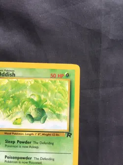 Pokemon Cards: Team Rocket 1st Edition Common: Oddish 63/82 - Image 3