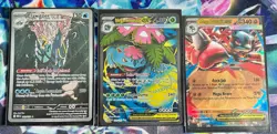Pokemon TCG Mega Evolutions Card Lot Mega Venusaur EX 155 Mega Lucario NEAR MINT - Image 1