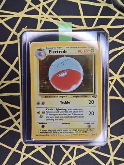 🔥 Electrode 2/64 🔥Original Holo Rare Jungle Set Pokemon Card WOTC TCG 1999 - Image 2
