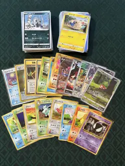 Pokemon Japanese Card Lot 100+ Vintage and Modern Cards - Commons, Holos - Image 1