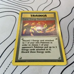 Super Energy Removal Trainer (79/102) Rare Pokemon Card. Base Set Unlimited. - Image 2