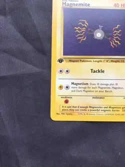 Pokemon Cards: Team Rocket 1st Edition Common: Magnemite 60/82 - Image 5