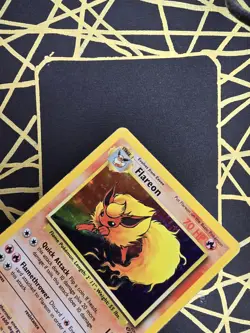 🔥 Flareon 3/64 🔥 Original Holo Rare Jungle Set Pokemon Card WOTC TCG 1999 - Image 4