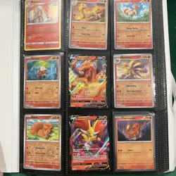 Pokemon 151 Mew Binder with Assorted Holo Cards - Image 2