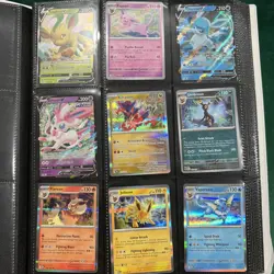 Pokemon 151 Mew Binder with Assorted Holo Cards - Image 3