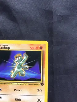 Pokemon Cards: Team Rocket 1st Edition Common: Machop 59/82 - Image 3