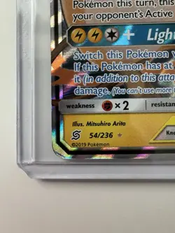 Raichu and Alolan Raichu EX Tag Team Unified Minds Pokemon Card - Image 2