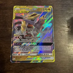 NM Garchomp & Giratina GX (146/236) Unified Minds Tag Team Holo Pokemon Card! - Image 1