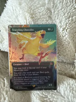Traveling Chocobo (Borderless) -Foil Near Mint MTG - Image 2