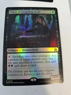 MTG - Priest of Forgotten Gods FOIL - Ravnica Remastered - Image 1