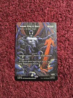 Venom King In Black 0022 Regular Borderless Marvels Spider-Man - Image 1