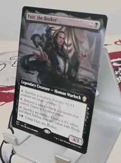 Fain the Broker (Extended Art) Commander 2021 #367 MTG Near Mint Rare - Image 2