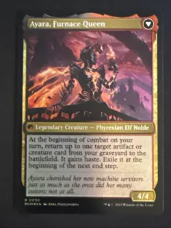 1x Foil Ayara, Widow Of The Realm Prerelease Promo March of the Machine LP MTG - Image 2