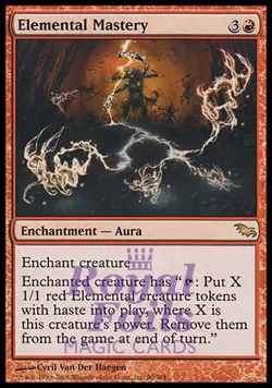 Elemental Mastery 1x FOIL SHM MTG Shadowmoor Rare NM red - Image 1