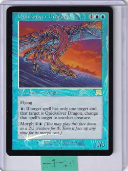 Quicksilver Dragon * FOIL * Onslaught * MTG Magic the Gathering - Image 1